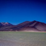 a lake in a national reserve in atacama desert chile