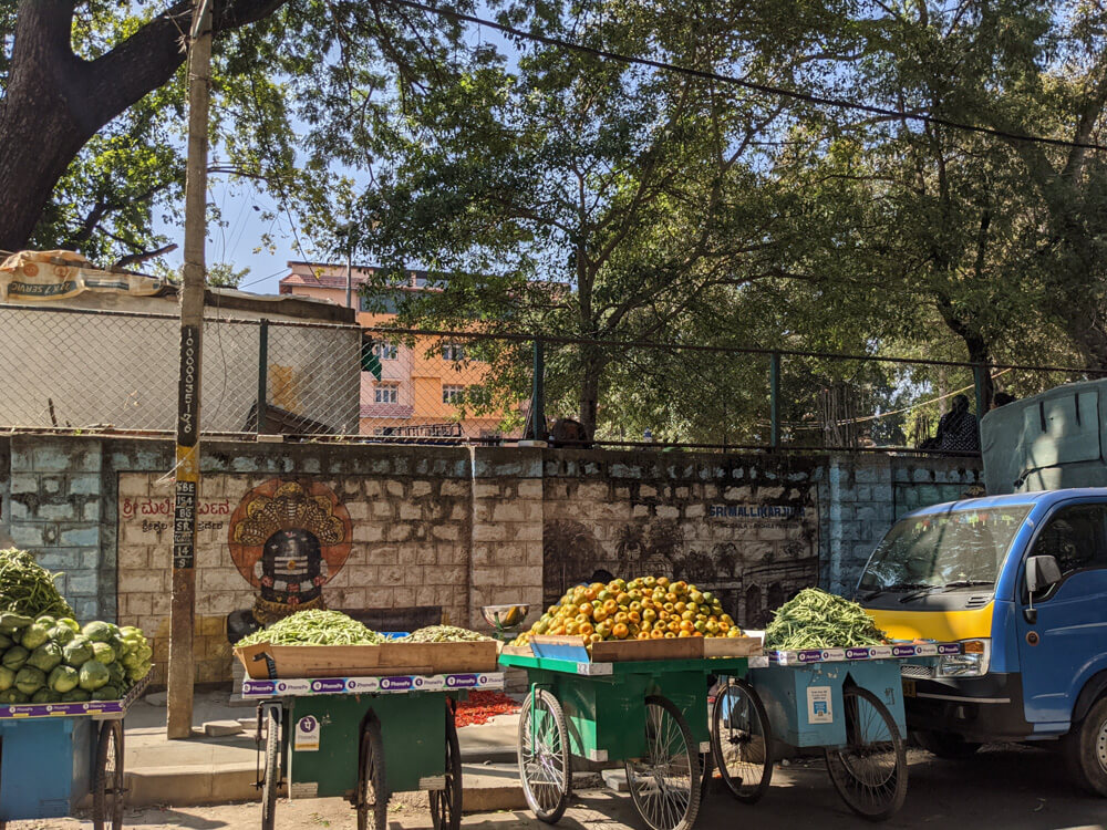 fruit stalls basavanagudi streets