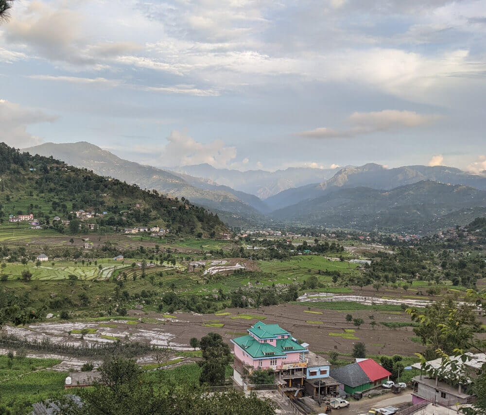 view of karsog valley mandi