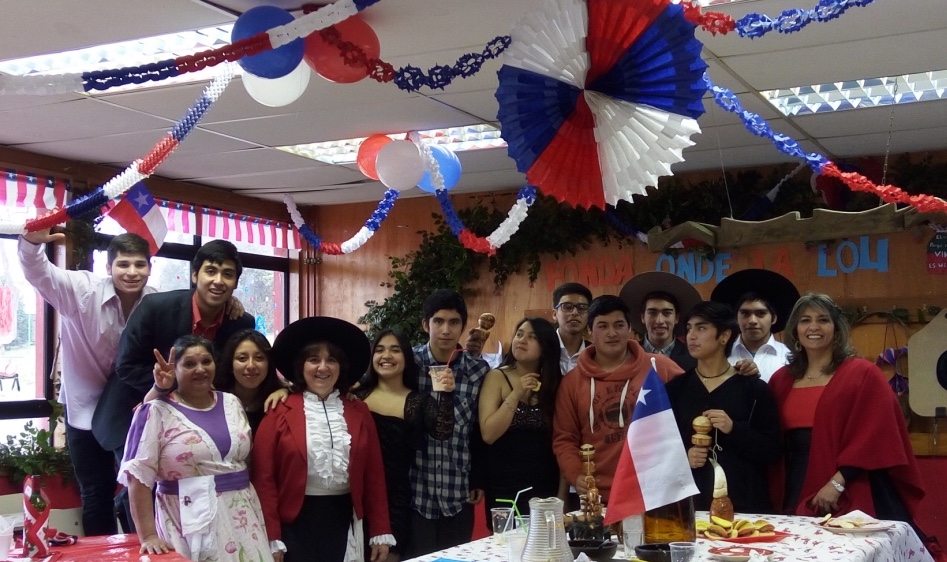 my class ready to celebrate september 18 celebration in chile