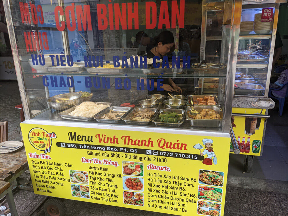 food stall ho chi minh city vietnam